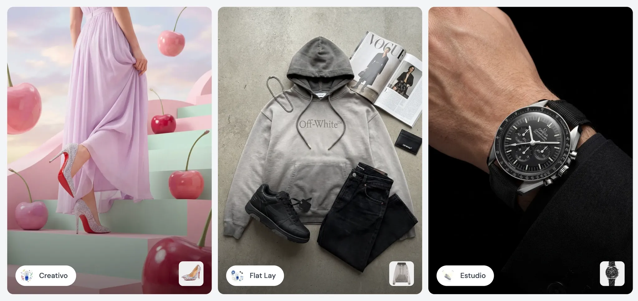 TiendaPop styles for fashion: Creative, Flat Lay, Studio